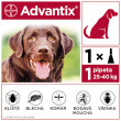 Advantix pro psy nad 25kg spot-on a.u.v.1x4ml