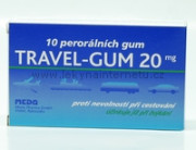 Travel-Gum 20 mg - 10 ks