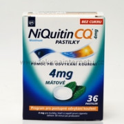 NiQuitin CQ 4 mg pastilky - 36 ks