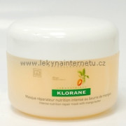 Klorane výživná obnovující maska s mangovým máslem - 150 ml