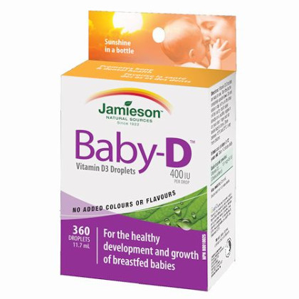 Jamieson Baby-D Vitamín D3 400 IU kapky