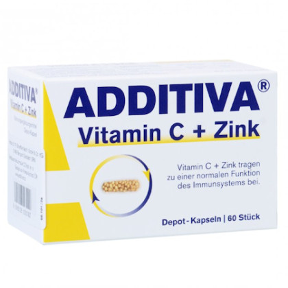 Additiva Vitamin C + Zinek 60
