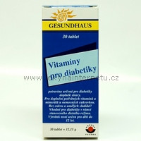 Vitamíny pro diabetiky - 30 tbl.