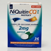 NiQuitin CQ 2 mg pastilky - 36 ks