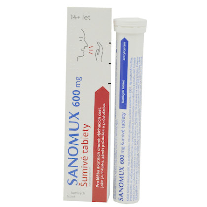 acetylcystein-Sanomux 600 mg