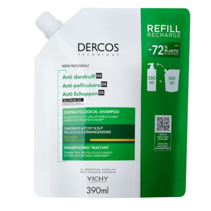 Vichy Dercos šampon proti lupům - suché vlasy