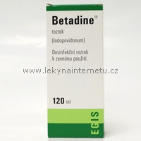 Betadine roztok - 120 ml