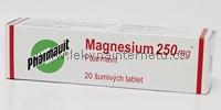 Magnesium 250 mg - 20 šumivých tablet (poslední balení)