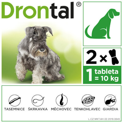 Drontal Dog Flavour 150/144/50mg tbl.2