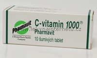 C-vitamin 1000 Pharmavit - 10 šumivých tablet