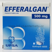 Efferalgan 500 mg - 8 šumivých tablet