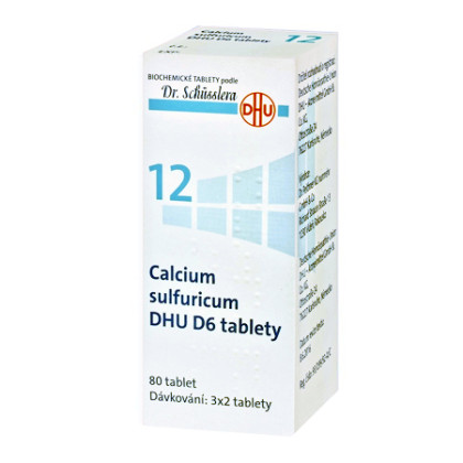 Schüsslerova sůl č. 12 - Schüsslerovy soli - Calcium Sulfuricum