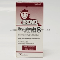 Bromhexin 8 - sirup KM  100 ml