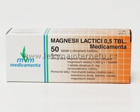 Magnesii Lactacii 0,5 Medicamenta - 50 tbl.
