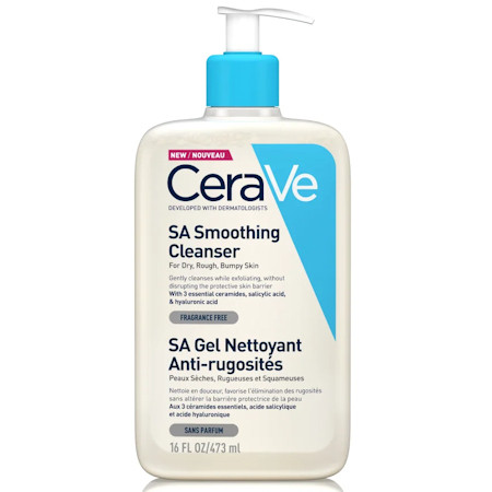 CeraVe SA zjemňující čisticí gel